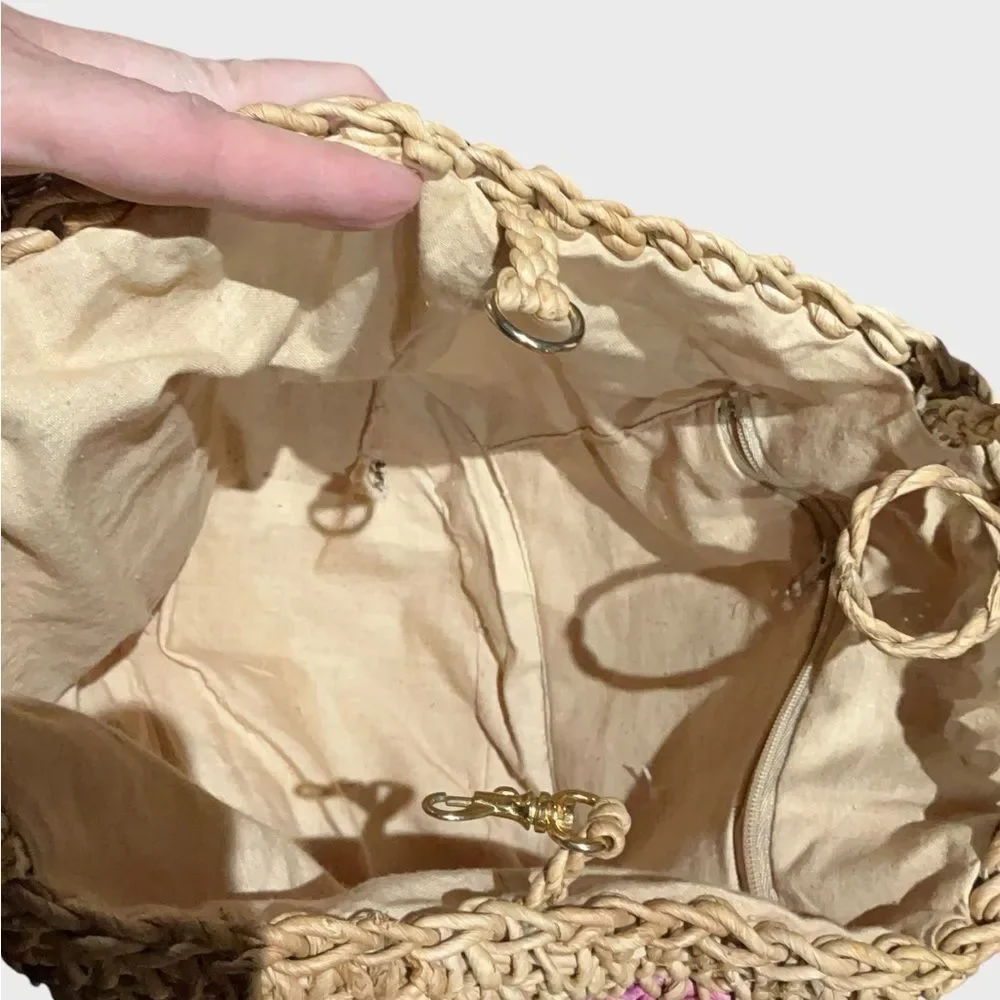 Jute Tote Hobo Bag Purse